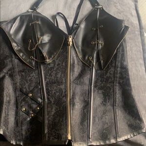 Goth Halter Corset